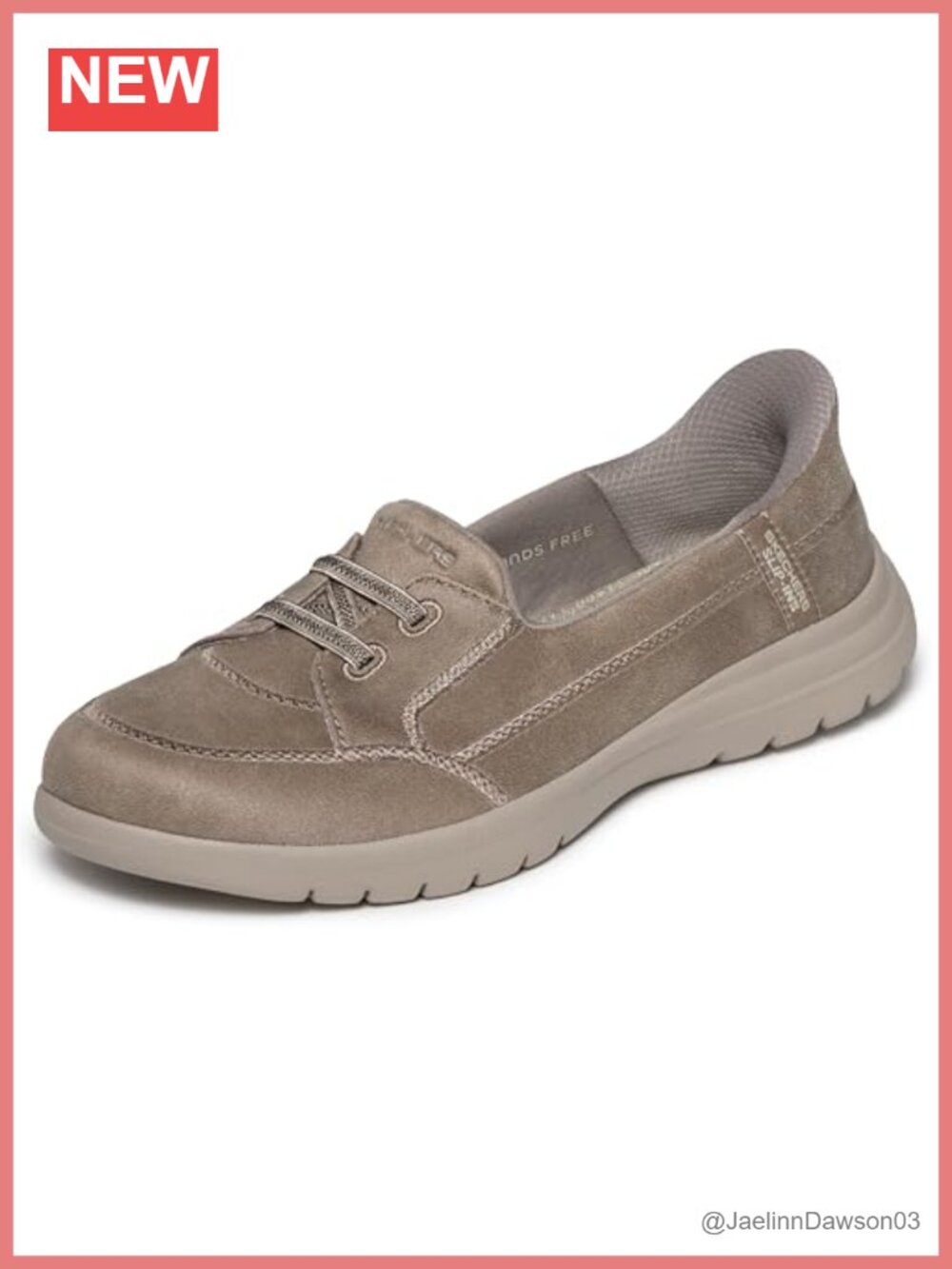 Skechers Women's Hands Free Slip-in Loafers Ultra Go Foam, Faux Leather